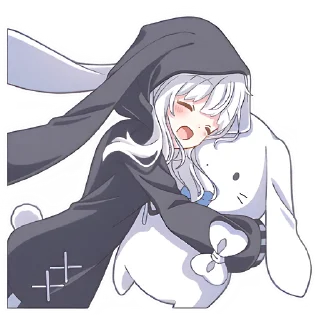 🤗 emoji Девочка Инь-Янь @nyasticks Telegram sticker 14 of 41