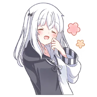 ☺ emoji Девочка Инь-Янь @nyasticks Telegram sticker 9 of 41