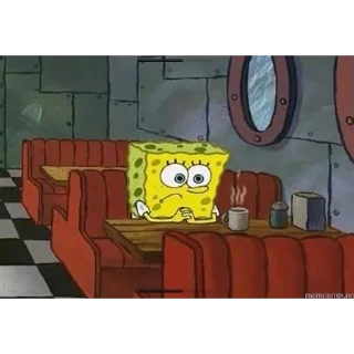 🙁 emoji spongebob Telegram sticker 18 of 47