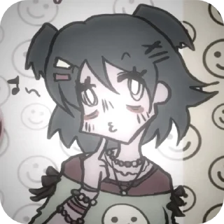 🤔 emoji ㅤ𝅦ㅤ лэйси ㅤ @hinnoki Telegram sticker 12 of 50