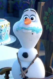 😋 emoji OLAF Telegram sticker 10 of 29