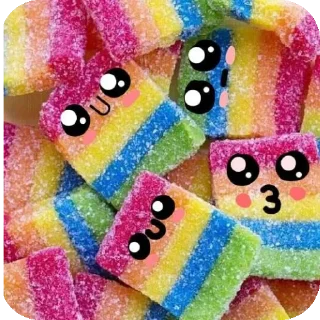 🌈 emoji стикеры для поднятия настроения!!!! 💖🎊🥳✨🎉💜 Telegram sticker 19 of 60