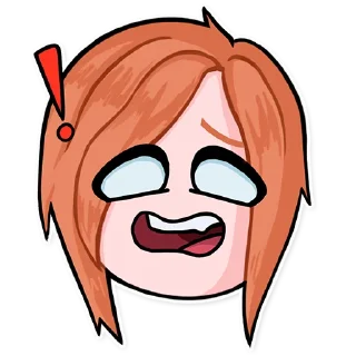 😱 emoji Юни Telegram sticker 14 of 18