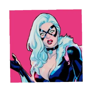 🤢 emoji Black cat Telegram sticker 3 of 21