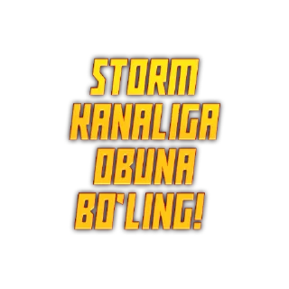 Sticker from By STORM