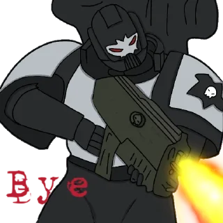 Sticker from Чёрные храмовники