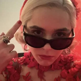 🖕 emoji Sabrina Telegram sticker 12 of 61
