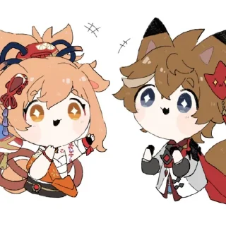 🌌 emoji Тарталья & Ёимия • @itsgensharts Telegram sticker 24 of 70