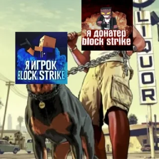 Sticker from Я ДОНАТЕР БЛОК СТРАЙК