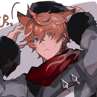 🦊 emoji meow Telegram sticker 4 of 15