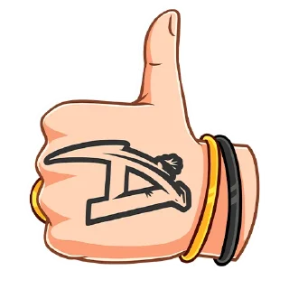 👍 emoji Adrenaline Rush (@TgSticker) Telegram sticker 17 of 24