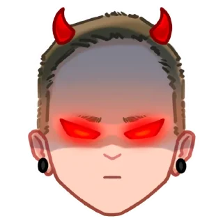 😡 emoji Psycho by @leri_dell Telegram sticker 17 of 23