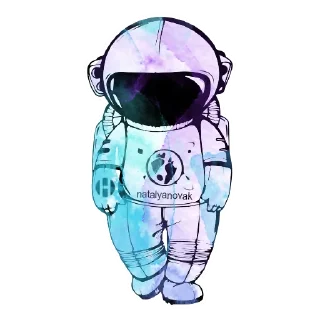 Sticker from @ph_nnv Космонавт