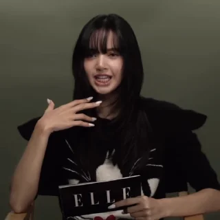 🐾 emoji lisa interview 02 @virtgoddess Telegram sticker 24 of 60