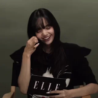 🐾 emoji lisa interview 02 @virtgoddess Telegram sticker 5 of 60
