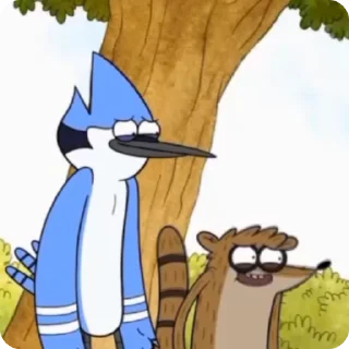 😂 emoji Regular_show | @azub7 Telegram sticker 10 of 39