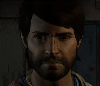 Sticker from The Walking Dead-game