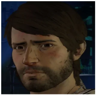 Sticker from The Walking Dead-game