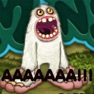 😐 emoji MY SINGING MONSTERS Telegram sticker 2 of 12