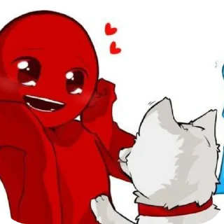 🥰 emoji Красный абобус Telegram sticker 9 of 37