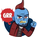😠 emoji Guardian Of The Galaxy @stickersb2b Telegram sticker 10 of 29