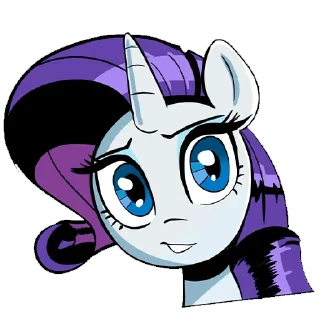 ❤️ emoji Rarity Optimus by @mlpstickers Telegram sticker 12 of 12