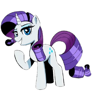 Sticker from Rarity Optimus by @mlpstickers