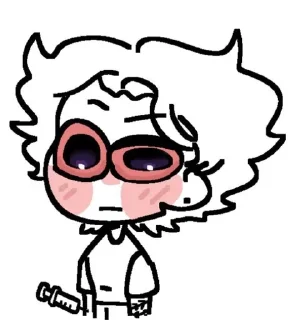 ☠ emoji Рён попал не в ту вену Telegram sticker 1 of 22