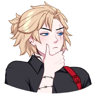 🤔 emoji Самые ах*енные стикеры - @AniPics_bot Telegram sticker 22 of 48