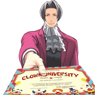 Sticker from CLOWN UNIVERSITY
