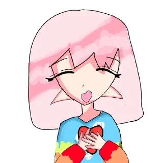 😍 emoji Аки Telegram sticker 10 of 59