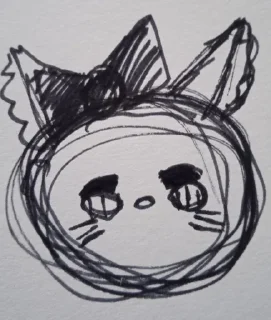 Sticker from Хелоу-Кити by:P_olinu