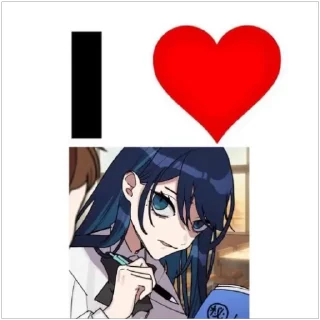 💙 emoji I Love Ado @prstickers Telegram sticker 2 of 30
