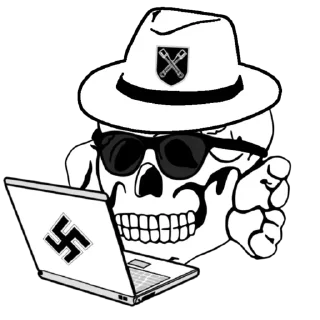 👨‍💻 emoji Склад мёртвых голов Telegram sticker 21 of 116