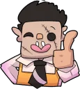 👍 emoji DbD Telegram sticker 23 of 45