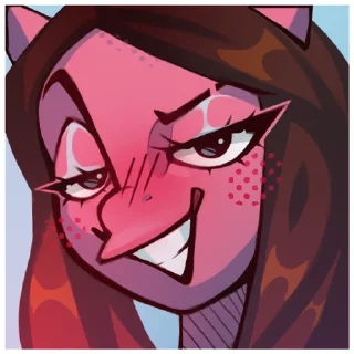 🥵 emoji Naga by AnnnaM Telegram sticker 8 of 12