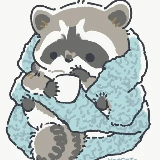 🍵 emoji еноты Telegram sticker 5 of 67