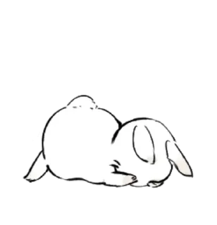 🤍 emoji ᤋᥲᥔκᥲ ➜ @wexsavi ` 🐇 Telegram sticker 12 of 40