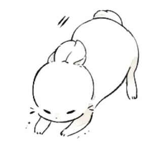 🐇 emoji ᤋᥲᥔκᥲ ➜ @wexsavi ` 🐇 Telegram sticker 16 of 40
