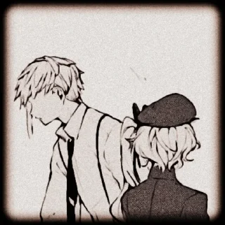 😔 emoji 105 chapter BSD by @DazaiStickers Telegram sticker 18 of 30
