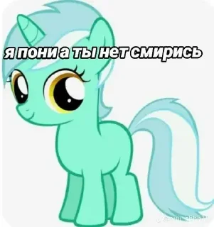 😎 emoji ПОНИ ➡️ @Ctikerubot Telegram sticker 6 of 24