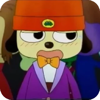 👄 emoji Parrapa rapper by Qukisi Telegram sticker 18 of 67