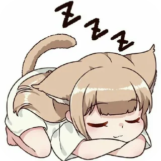 💤 emoji Кица Telegram sticker 8 of 8