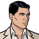 😐 emoji Sterling Archer Telegram sticker 13 of 39