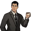 👌 emoji Sterling Archer Telegram sticker 5 of 39