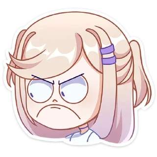 😤 emoji Филомена :: @stickroom Telegram sticker 7 of 48