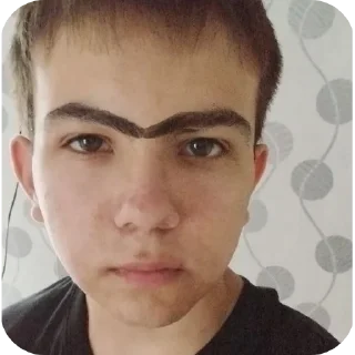 😎 emoji Правда у меня парень красивый? И инициал любит❤ Telegram sticker 3 of 10