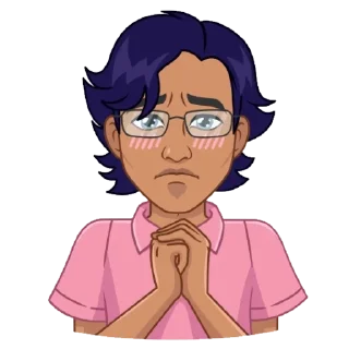 🙏 emoji Всратые стикеры Бинс ВК Telegram sticker 19 of 34