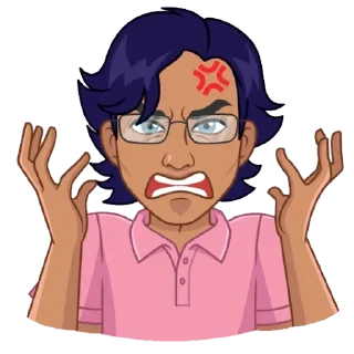 🤬 emoji Всратые стикеры Бинс ВК Telegram sticker 11 of 34