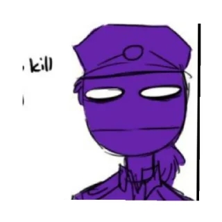 😐 emoji Афтон Telegram sticker 6 of 64